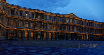 Le Louvre à l’heure bleue (oct. 2020)